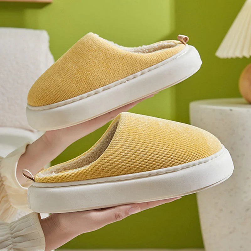 Velvet Cotton Slippers