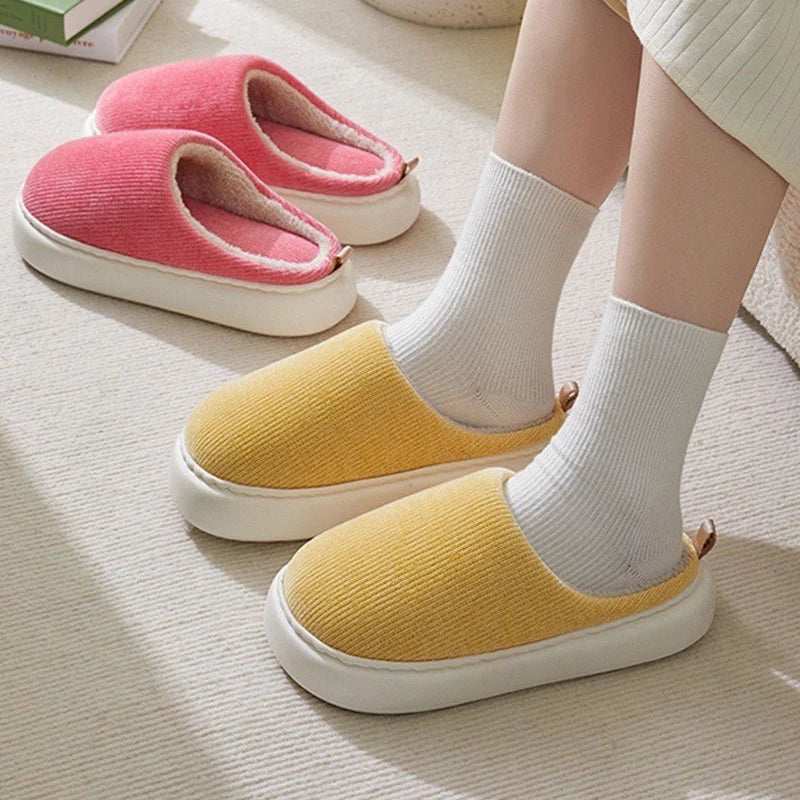 Velvet Cotton Slippers