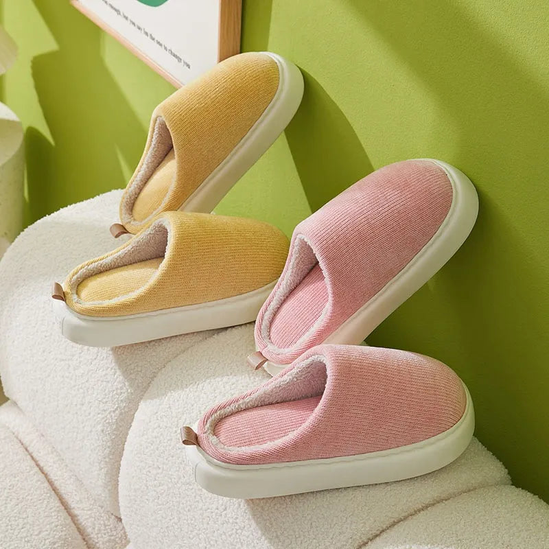 Velvet Cotton Slippers
